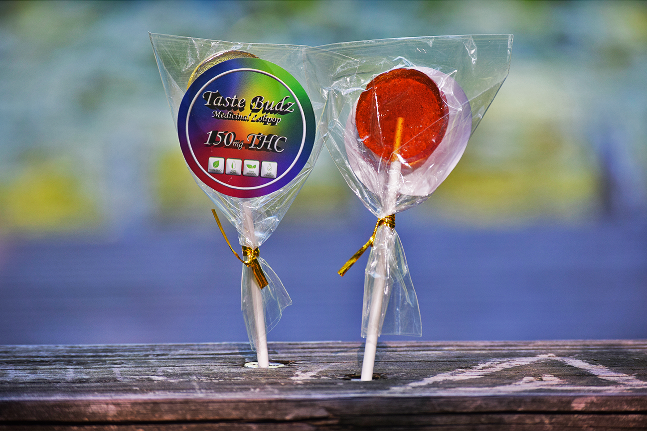 Infused tastebudz lolipops